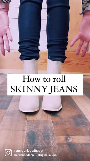 That time of year again we are back to skinny jeans and booties! How to roll your skinny jeans to fit your shoe needs! Here is an easy way to roll your denim! #styletip #howtostyle #stylegram #clothinghack #skinnyjeans #howtobeauty photooftheday #fashion #instagood #style #lifestyle #instafashion #streetstyle #outfitoftheday #styleblogger #fashionable #fashiongram #fashionpost #whatiwore #fashionlover #vintagestyle #styleoftheday #ootdfashion #styleinspo #outfits #ootdshare #styletiktok