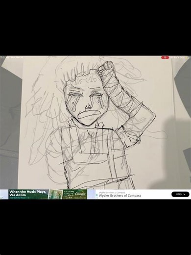 Drawing Mikan (yes I drew the sketch)