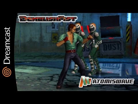 DemolishFist or Demolish Fist (Quick Gameplay) Dreamcast / Atomiswave