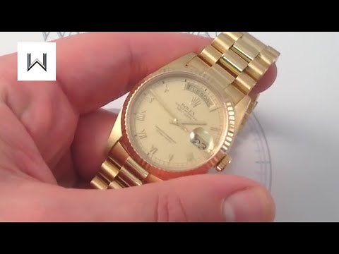 Rolex Oyster Perpetual Day-Date 18238 Luxury Watch Review