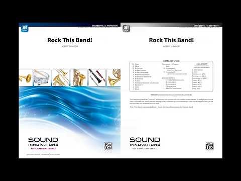 Rock This Band!, by Robert Sheldon – Score & Sound