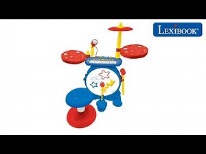 K610 - Batterie Electronique Lumineuse / Complete Electronic Luminous Drums Set – Lexibook