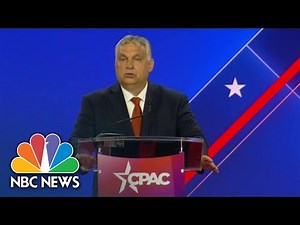Hungary's Controversial Prime Minister Addresses CPAC Crowd In Texas