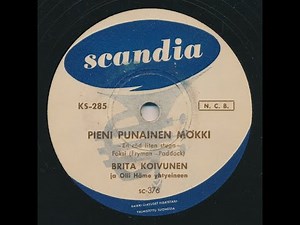 Pieni punainen mökki ~ BRITA KOIVUNEN (1957) 🎵🧡🌺🎵