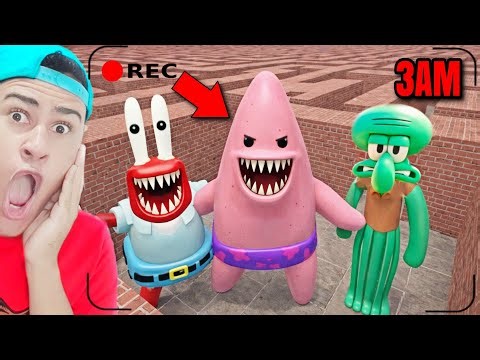 Se você ver o PATRICK MUTANTE no LABIRINTO CORRA RÁPIDO!! 😱 - Gmod