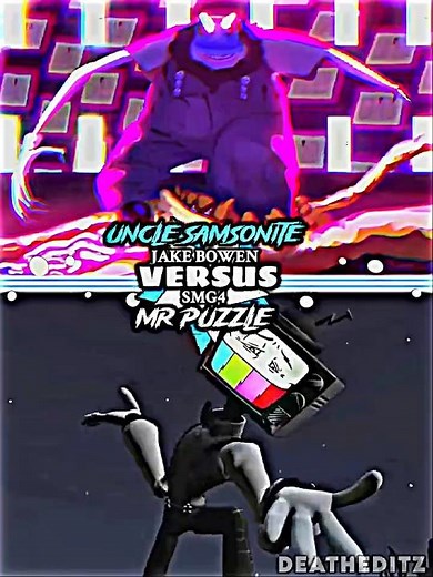 Uncle Samsonite vs Mr. Puzzle #smg4 #unclesamsonite #battle #edit #1v1