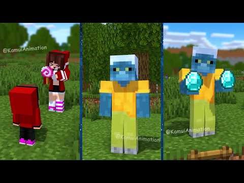 Hey JJ want some candy | Minecraft Animation | Minecraft Mix #minecraft