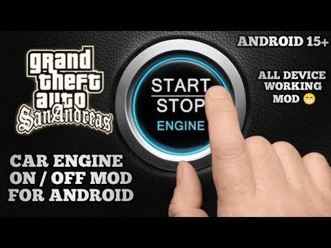 Gta san Andreas Car Engine ON/OFF Mod for Android | Grand theft auto Gta Sa | New mod 2026