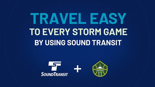 1.4K views · 42 reactions | Avoid traffic and travel easy to Storm games with Sound Transit! ⛈ | Seattle Storm | Facebook