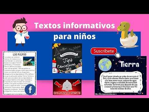 LOS TEXTOS INFORMATIVOS PARA NIÑOS