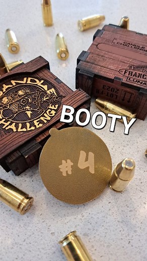 Might be the prettiest booty box a challenge coin has ever seen. Well done @candle_challenge for putting out a 10/10 in the presentation department. MegaMind would be proud. • • #shooting #challenge #candle #difficult #speed #reload #distance | Shepherd Development