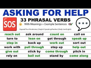 Asking for Help: 33 Phrasal Verbs to Speak English Like a Native!