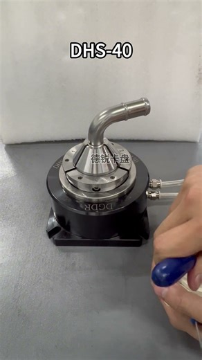 Pneumatic chuck for changing collets for different workpieces #chuck