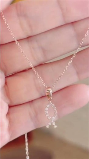 뿌쥬아 14k 18k 오픈 라인 큐빅 물고기 목걸이 Lucky Fish
