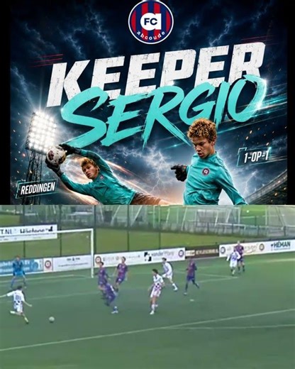 Mooie Redding Sergio , klasse goal tegenstander #moderngoalkeeper #keeper #sweeperkeeper #soccer