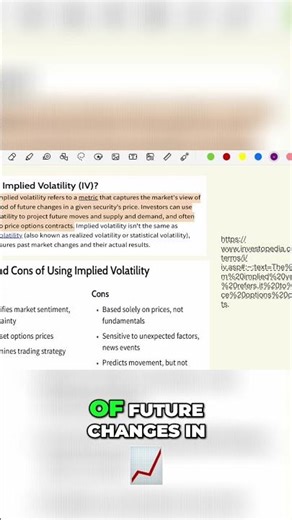 Implied volatility reflects the market's expectation of how much a security's price will fluctuate