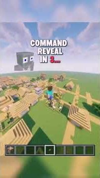 Minecraft one command infinity ♾️ villages