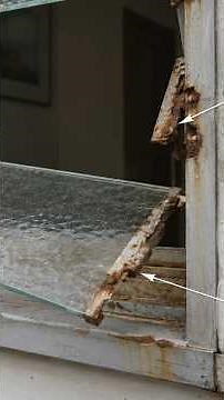 How to repair Jalousie window with loose glass
