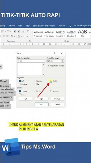 how to make automatic dots in word #tutorial #wordtutorial #wordtips #exceltips #wordpress