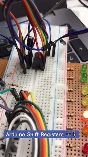 74HC595 Shift Register IC | Arduino Shift Register LED Flasher | Arduino Shift Register Tutorial