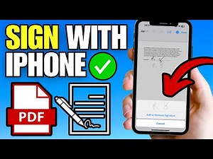 How To Sign a PDF Document on iPhone & iPad (Add Signature)