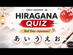 Master Hiragana in Minutes: Ultimate Quiz on All 46 Japanese Characters for Beginners! #hiragana