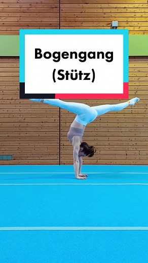 Bevor du mit dem Bogengang anfängst, solltest du diese Übung schaffen ✅ langsam aber sicher angehen. #bogengang #bogengangtutorial #bogengangrückwärts #brücke #bogenganglernen #turnen