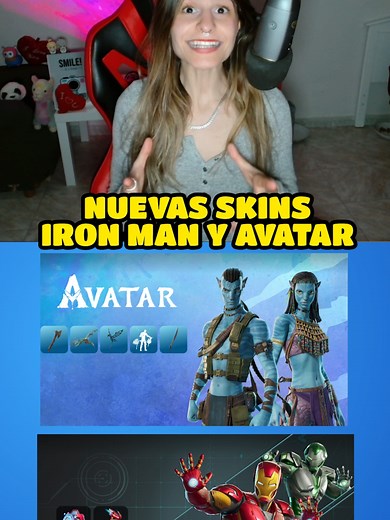 Nuevas Skins de Iron Man y Avatar en Fortnite