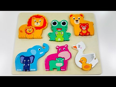 Learn Shapes and Animals in 2024 with the BEST Animal Shape Matching Puzzle for Kids!