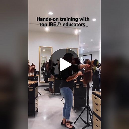 Next Level In-Person Hair Extension Training at IBE®️ Education Center