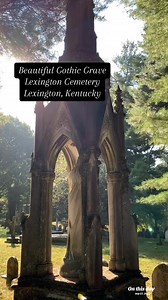 Here was an interesting location we were at 2 years ago in Lexington, Kentucky. #cemetery #history | Freyzel Productions