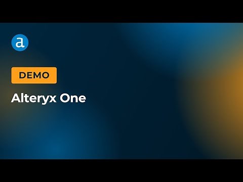 Alteryx One Demo