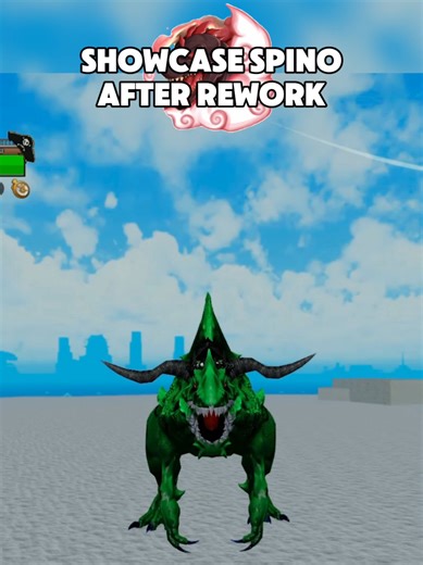 Showcase of Spino After Rework in Roblox King Legacy