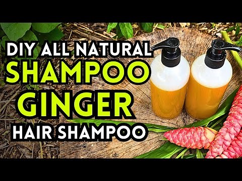 How To Make Shampoo Ginger Hair Shampoo - All Natural Hair Shampoo Using Awapuhi