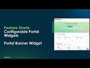 Configurable Portal Widgets: Portal Banner Widget