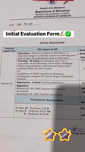 110K views · 401 reactions | Initial Evaluation form based on ✍✅ CSC-Approved QS ##ECP #ProfessionalDevelopment #CareerOpportunity #ProfessionalGrowth #fblifestyletyle | Aifer D. Tongson | Facebook
