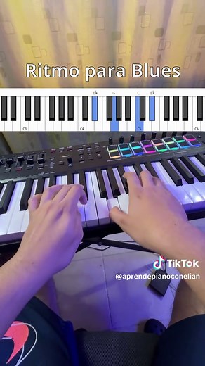 Ritmo para Blues: Aprende Piano con Tutoriales