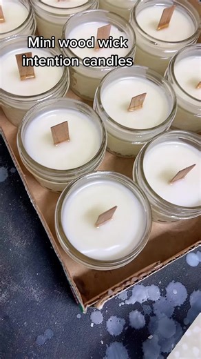 Grab them tonight ! #candles #herbs #hbcorganics #intention #manifestation #woodwick #soaptiktok #soaptok #candletok #spiritualtiktok #fyp #shopsmall