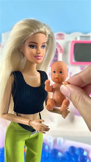 Toys Duniya S on Instagram: "Mommy Barbie mode ON 👶💖🙂 So tiny, so cute 😲👶🙂 Barbie baby care vibes 😍🤩🙂 Kids love this scene 😲💗🙂 Mini baby, big emotions 🥹🙂 Pure family playtime 💕🙂 Asia’s favorite Barbie story 🌏👶🙂 📝 VIRAL CAPTION (Affiliate Ready) Barbie Mom & Baby Playset 👶💖 Cute family moments + pretend play 😍🙂 Perfect toy for kids & Barbie lovers 🤩 👉 Buy here: https://amzn.to/4j0cLIb 🌏 Trending toy in Asia 📌 PINNED COMMENT (High Click) This baby Barbie set is adorable