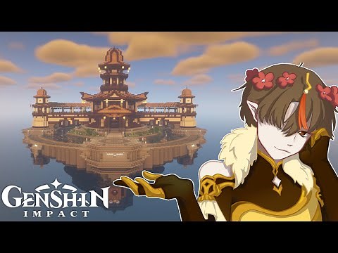 I built the JADE CHAMBER from Genshin Impact in Minecraft | part 1