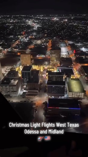 1.1K views · 13 reactions | Make sure to book with us for a helicopter Christmas light flight. scoutaviationllc@gmail.com  Message us on Facebook #ScoutAviation #HelicopterTours #ChristmasLights #WestTexas #Odessa #Midland #FlyScout #helicopter #fyp City of Odessa, Texas City of Midland, Texas - City Government Discover Odessa  The One Above Always☝️ | Scout Aviation | Facebook