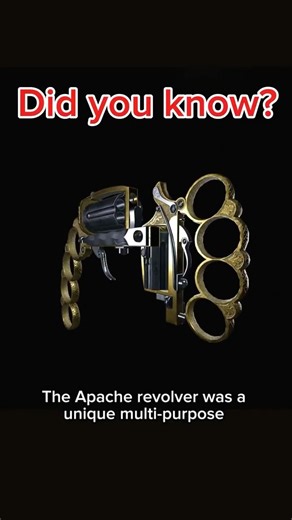 The Strange 3-in-1 Weapon: The Apache Revolver #didyouknow #shorts #youtubeshorts #facts #history