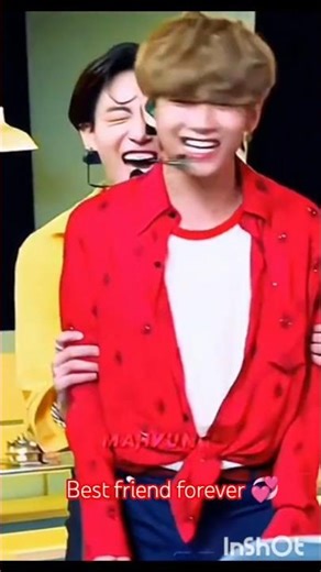 BTS best friend forever 💕🥰 v and jk cute moments 😍 #viralvideo #btsarmy #thankyou