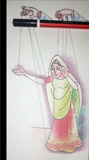 #new video to drawing Kathputli #mychannel