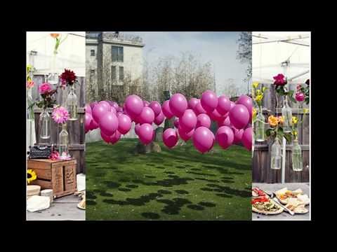 Outside party themed decorating ideas