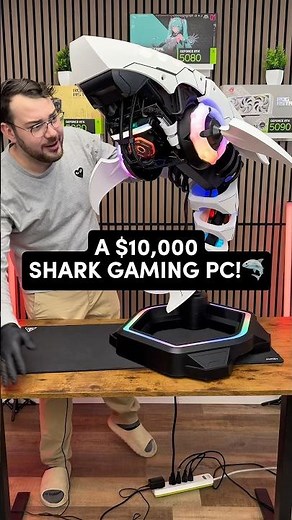Would YOU pay over $10,000 For a SHARK Gaming PC?! 🤩