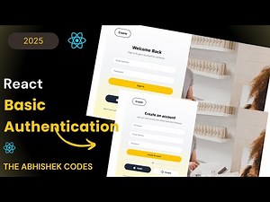 How to Build Login Signup Logout System in React | React Authentication with LocalStorage | In Hindi