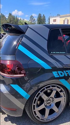 Tuning AUDI 80 Sport quattro with Golf 6 GTI #modified #tuningcars #looklow #wörthersee #carshow