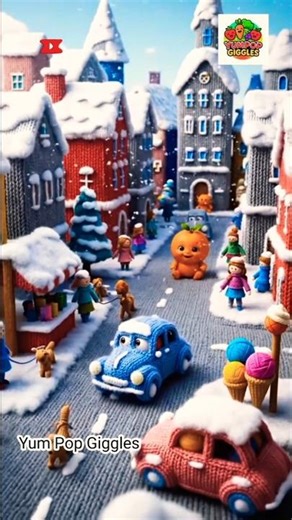 Orange on Christmas Eve 🎄❄️🍊 | Snowfall, Cars & Cozy Winter Vibes!