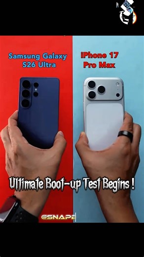 Ultimate Speed Showdown 🔥 Apple vs Samsung Boot Test